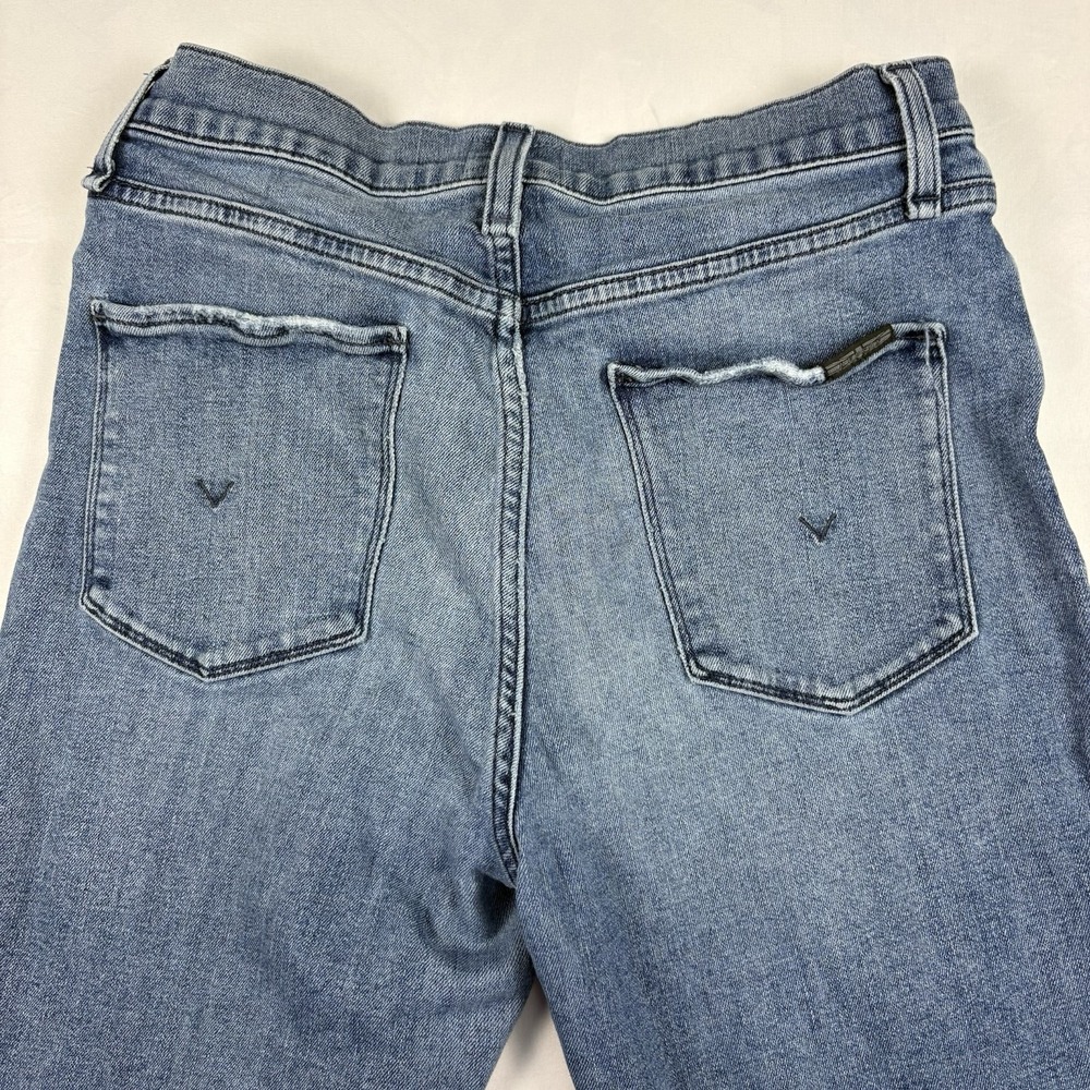 Hudson Noa High Rise Straight Crop Jeans Womens 28 Yvonne Medium Wash Denim - Picture 7 of 8